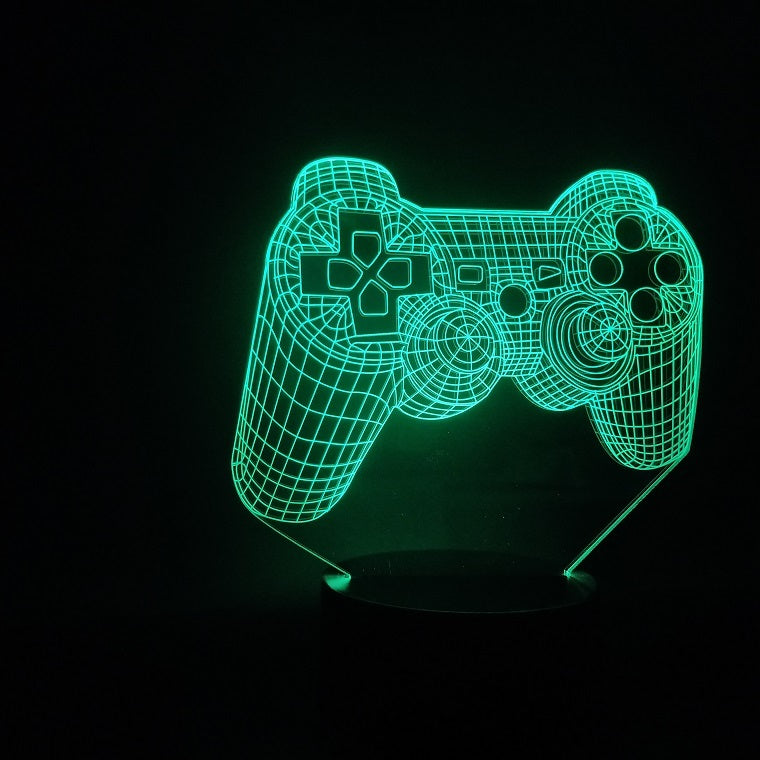 Game handle 3D colorful lamp