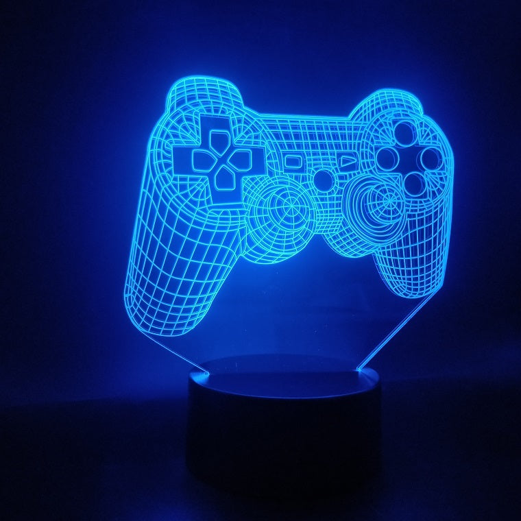 Game handle 3D colorful lamp