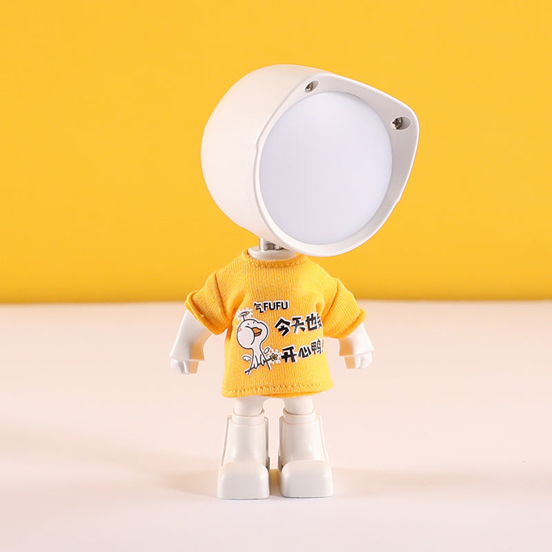 Mini Night Lamp Rechargeable Sleep Bedside Lamp Eye Protection Desk Lamp