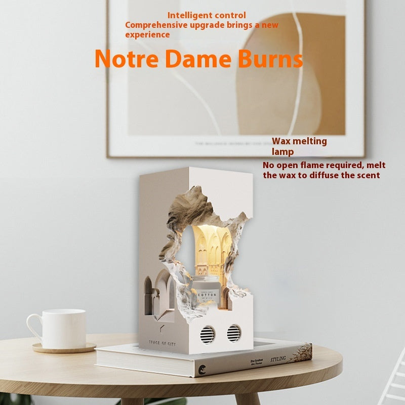 Embedded Plaster Wall Lamp Bedroom Bedside Lamp Wax Melting Lamp