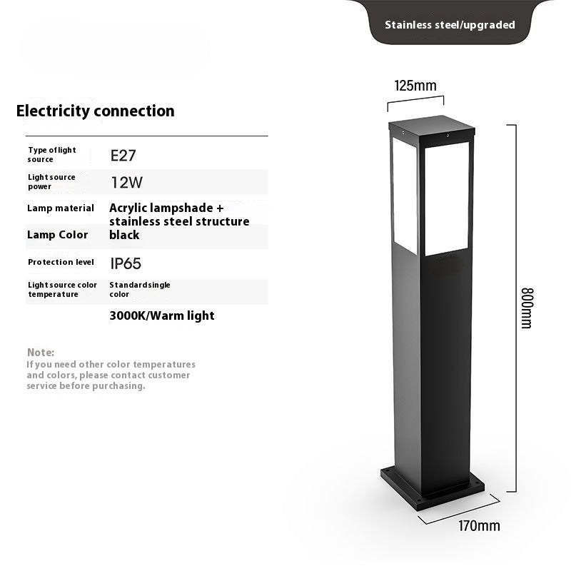 Lawn Lamp Outdoor Courtyard Waterproof Villa
